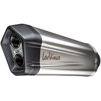 LeoVince LVSO15302 LV-12 Stainless Steel Slip-On Muffler w/Carbon End Cap for Honda CRF 1100 L Africa Twin/Adventure Sport/DCT 20-22