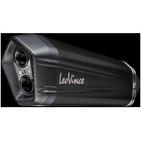 LeoVince LVSO15303B LV-12 Black Edition Slip-On Muffler w/Carbon End Cap for Suzuki V-Strom 1050 ABS/XT 20-22