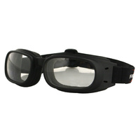Bobster Piston Goggles Clear Lens 100% UVA / UVB BPIS01C
