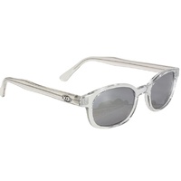 KD'S Sunglass Chill Clear Frame with Grey Mirror Lens Original KD'S