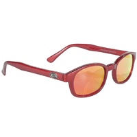 KD'S Sunglass Fire Red Frame with Red Mirror Lens Original KD'S