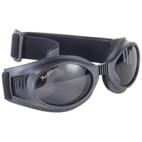 Airfoil Interchangeable Sunglass 7600 Series Black Frame with Smoke Lens (Includes Gold Mirror, Clear & Blue Lens)