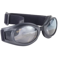 Airfoil Interchangeable Sunglass 7600 Series Black Frame with Silver Mirror Lens (Includes Grey Green, Yellow & Rose Lens)