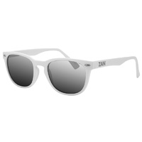 Zanheadgear Throwback Nevada Sunglasses White Frame/Smoked Reflective Lens