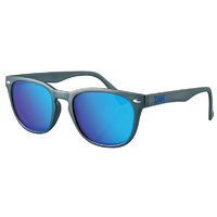 Zanheadgear Throwback Nevada Sunglasses Gunmetal Frame/Smoked Cyan Mirror Lens