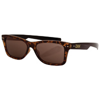 Zanheadgear Throwback Tennessee Sunglasses Tortoise & Black Frame/Brown Lens