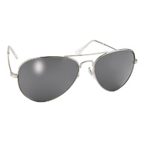 AVIATOR SILVER FRAME WITH  SILVER M IRROR LENS MFG#80010