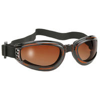 Bobster Eyewear MFG#4521 Cruiser / Nomad Goggles w/Tortoise Frames & Brown Gradient Lens