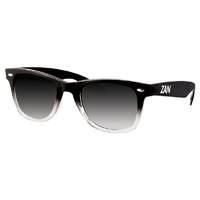 Zanheadgear Throwback Washington Sunglasses Black Gradient Frame/Smoked Lens