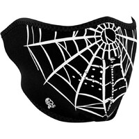 Zanheadgear Half Face Neoprene Mask Spider Web