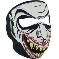 Zanheadgear Full Face Neoprene Mask Glow In The Dark Vampire