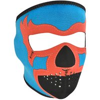 Zanheadgear Full Face Neoprene Lucha Libre - Blue Mask