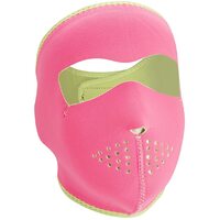 Zanheadgear Full Face Neoprene Mask Pink/Lime
