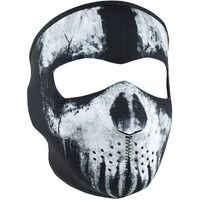 Zanheadgear Full Face Neoprene Mask Skull Ghost