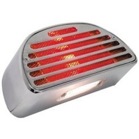 V-Factor 11222 Chrome Taillight w/Turn Signals for all Custom use 