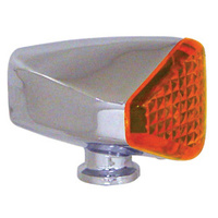 V-Factor 11461 Chrome Diamond Turn Signal w/Amber Lense Universal Use