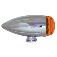 V-Factor 11464 Chrome LED Mini Stretch Bullet Turn Signal Grooved Universal use