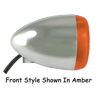V-Factor 11651 Front Marker / Turn Signal Light LED Style Chrome suit Harley Custom Use Sold Each