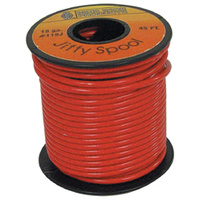 ELECTRICAL WIRE RED 18 GAUGE STRAN DED COPPER W/PVC JACKET45' ROLL