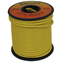 ELECTRICAL WIRE YELLOW 18 GAUGE ST RANDED COPPER W/PVC JACKET45' ROLL