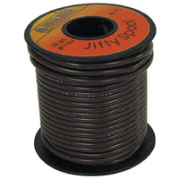 ELECTRICAL WIRE BROWN 18 GAUGE STR ANDED COPPER W/PVC JACKET45' ROLL