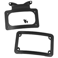 CURVED LICENSE PLATE FRAME,BLK TOURING MODELS 2010/LATER* RPLS HD 67900058