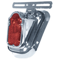 V-FACTOR TOMBSTONE L.E.D. TAILLIGHT/MT ALL FL STYLE REAR FENDERS WITH WITH 73/98 TAIL LIGHT MOUNT CP