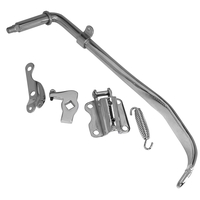 V-Factor 23049 Jiffy Stand Kit Chrome Fits Softail 1989-06 Retro Fits Big Twin 1936-86 w-4 Speed Trans Oem 50013-74a (no hardware) 