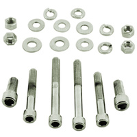 Colony 26102 9926-17 Chrome Motor Mount Hardware Fits Big Twin 1948-84 and Custom Applications Sold Set