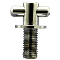 V-Factory 27920 Quick Release Hold Down Seat Screw Chrome 1/4-28 Thread fits Models 1973-95 Sold Ea