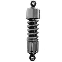 Power House 29035 Chrome Premium Shock Absorbers 12" eye to eye for Big Twin Models 4 Speed 73-86 (Except Softail)