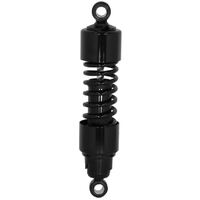 Power House 29040 Black Premium Shock Absorbers 11" eye to eye for Big Twin Models 4 Speed 73-86 (Except Softail)