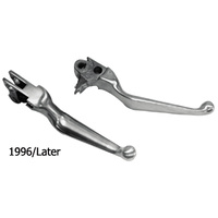 V-Factor 43036 Chrome Standard Style Lever Pair Fits Softail 96-14 Dyna 96-17 Sportster 96-03 Touring Models 96-07 Oem 45015-96A, 45016-08 & 45075-07