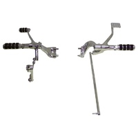 V-Factor 45905 Chrome Forward Control kit w/Comfort Style Footpegs for Sportster Models 2014-Later Oem 50700020