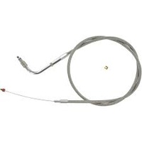 Throttle Cable 49133 34.5" 96-Later Big Twin Models Braided 5" Free Length - Fit all Carb Cv Models (No Cruise) 
