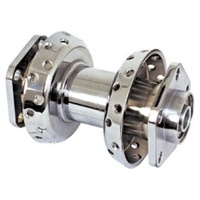 V-Factor 57218 Chrome Rear Wheel Hub Completewith 3/4" Seal Bearing Fits All Big Twin 1986-99 Oem 40976-86a