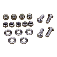 Colony 9866-18 72241 Chrome Trransmission Mounting Hardware kit Fits Softail 5Spd 