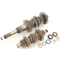 V-Factor 72730 Transmission Gear Kit (Shafts & Gears) for Big Twin 91-06 w/Aftermarket 6 Speed * See Note