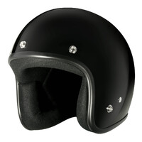 M2R 225 Gloss Black Helmet 
