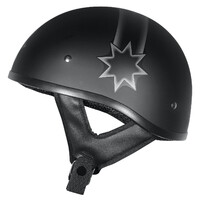 M2R Rebel Shorty Last Stand PC-5F Matte Black Helmet