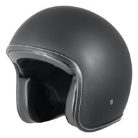 M2R 225 Vice Matte Black Helmet w/No Studs 