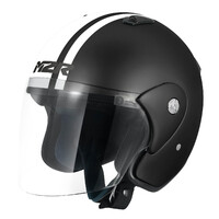 M2R 290 Urban Matte Black/White Helmet