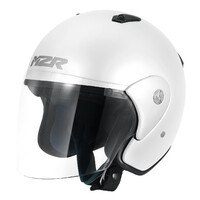 M2R 290 Gloss White Helmet