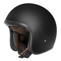 DriRider Base Core Matte Black Helmet w/No Studs 