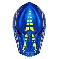 M2R Replacement Peak for X4.5 Helmet Hatchet PC-2 Blue
