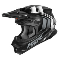 M2R EXO Helmet Edge Matte Black/White 