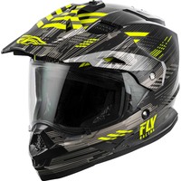 FLY Racing Trekker Helmet Quantum Black/Grey/Hi-Vis