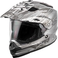 FLY Racing Trekker Helmet Quantum Matte Grey/Dark Grey/Black
