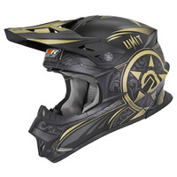 M2R EXO Unit Victorian PC-9F Semi-Flat Gold Helmet