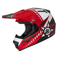 M2R XYouth Chaser PC-1F Matte Red Youth Helmet